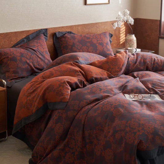 Ownkoti Vintage Floral Cotton Double Gauze Bedding(4PCS) - King - image 0