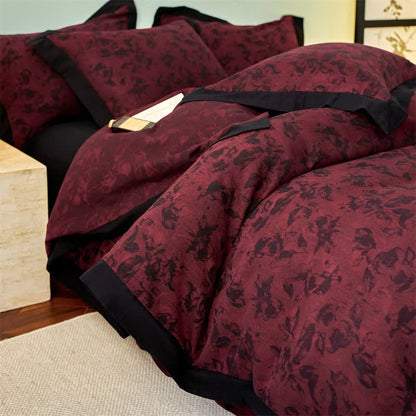 Ownkoti Artistic Floral Cotton Double Gauze Bedding(4PCS) - image 14