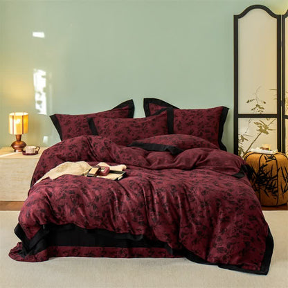 Ownkoti Artistic Floral Cotton Double Gauze Bedding(4PCS) - image 11