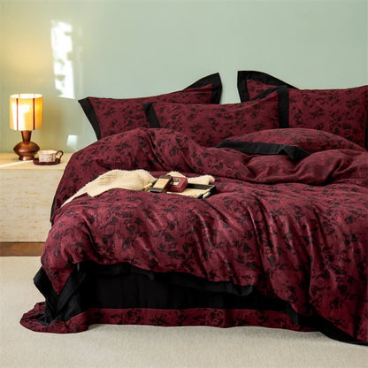 Ownkoti Artistic Floral Cotton Double Gauze Bedding(4PCS) - image 12