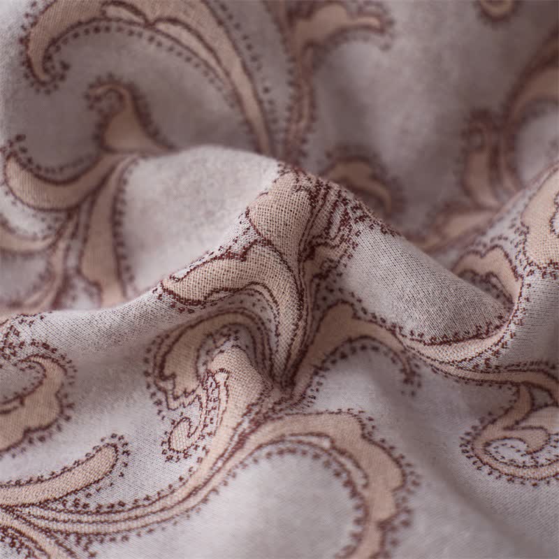 Ownkoti Vintage Pink Cotton Double Gauze Bedding(4PCS) - image 13