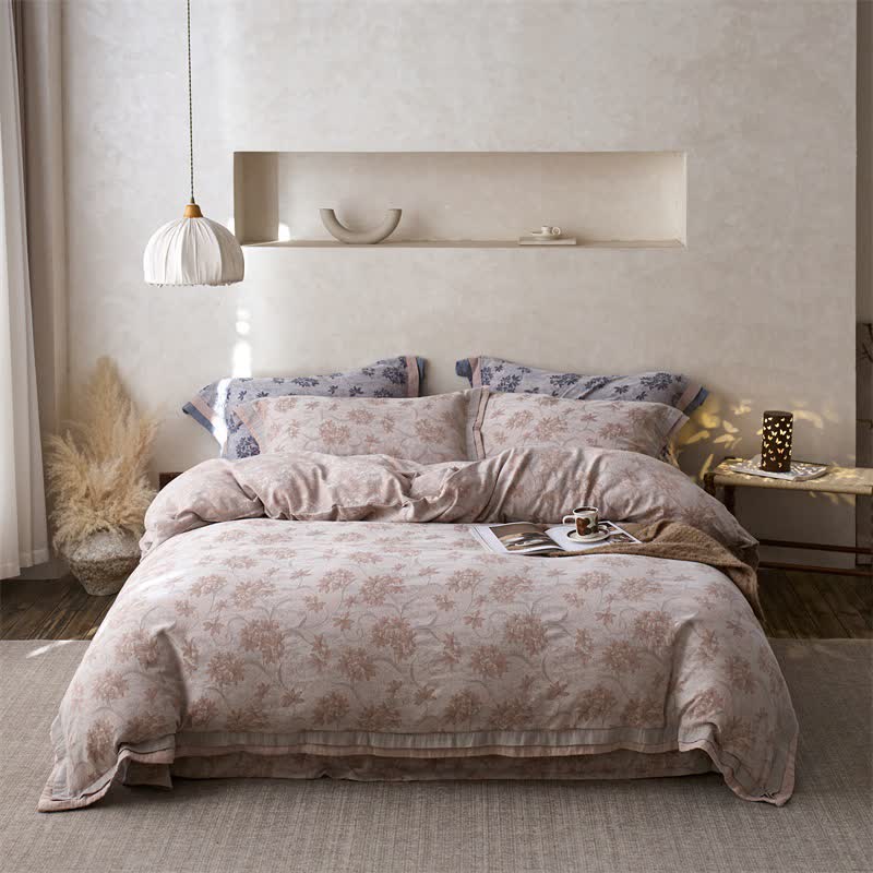 Ownkoti Elegant Floral Cotton Double Gauze Bedding(4PCS) - image 16