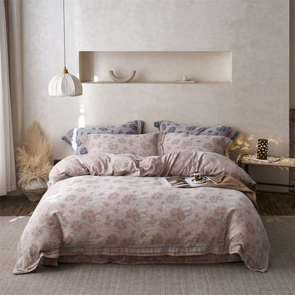 Ownkoti Elegant Floral Cotton Double Gauze Bedding(4PCS) - image 16