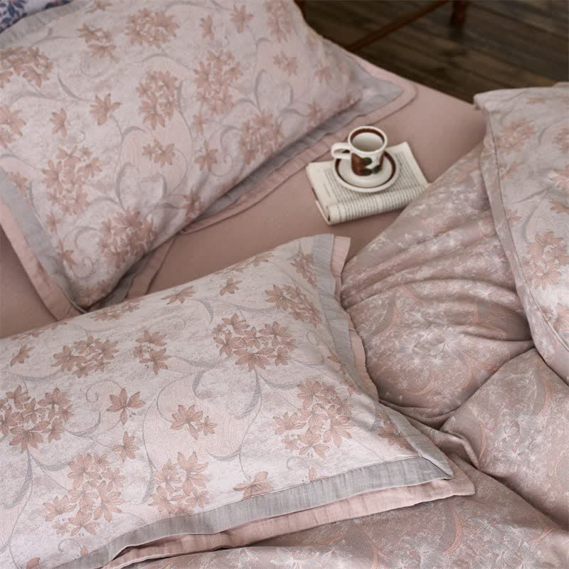 Ownkoti Elegant Floral Cotton Double Gauze Bedding(4PCS) - image 28