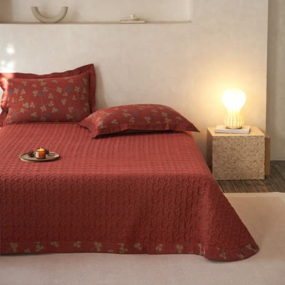 Ownkoti Country Style Floral Cotton Double Gauze Bedding(4PCS) - image 21
