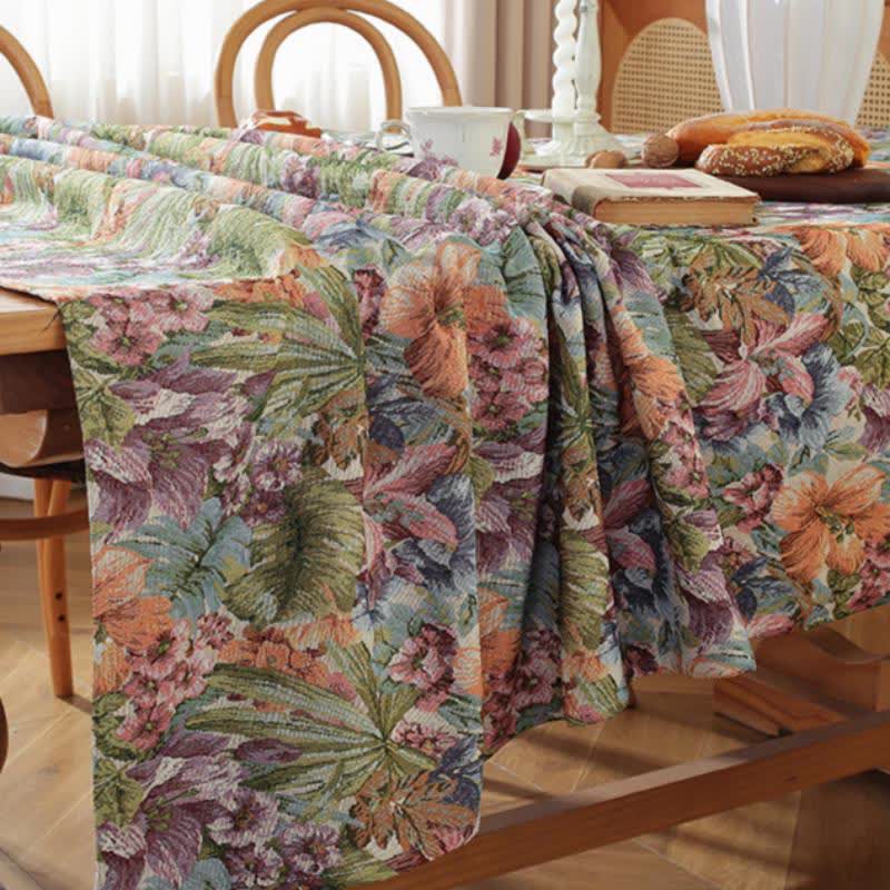 Ownkoti Painterly Garden Jacquard Table Cover - image 3