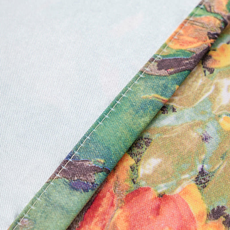 Ownkoti Impressionist Oil Painting Jacquard Tablecloth - image 9