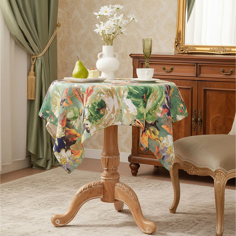 Ownkoti Impressionist Oil Painting Jacquard Tablecloth - image 6