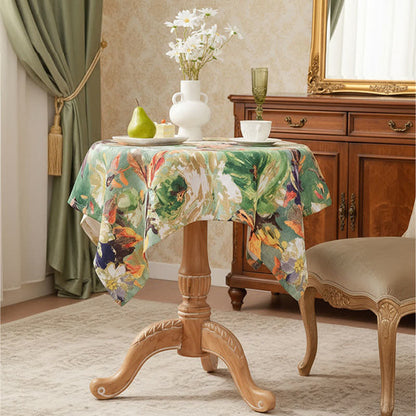 Ownkoti Impressionist Oil Painting Jacquard Tablecloth - image 6