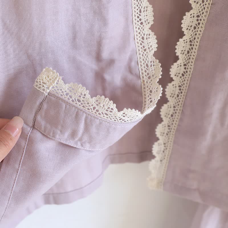 Ownkoti Pony Embroidery Camisole Nightdress & Cover-up Set - image 10
