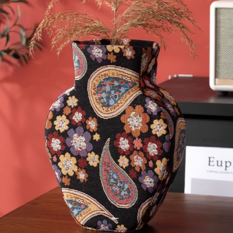 Ownkoti Artistic Fabric-Wrapped Vase for Home Aesthetics - image 8