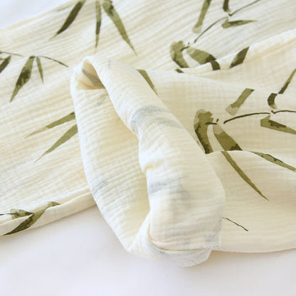 Ownkoti Botanical Bamboo Print Cotton Pajama Set - image 11