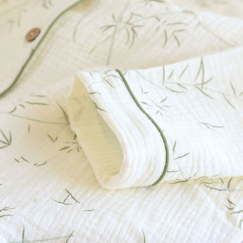 Ownkoti Bamboo Leaf Cotton Double Gauze Pajamas - image 5