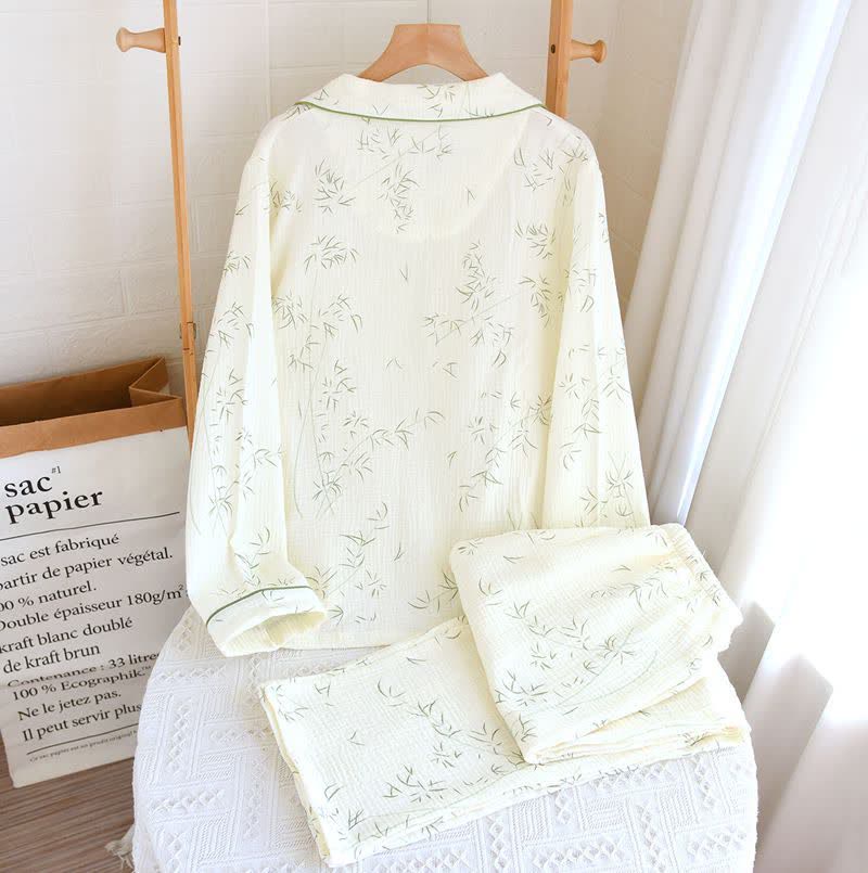 Ownkoti Bamboo Leaf Cotton Double Gauze Pajamas - image 2