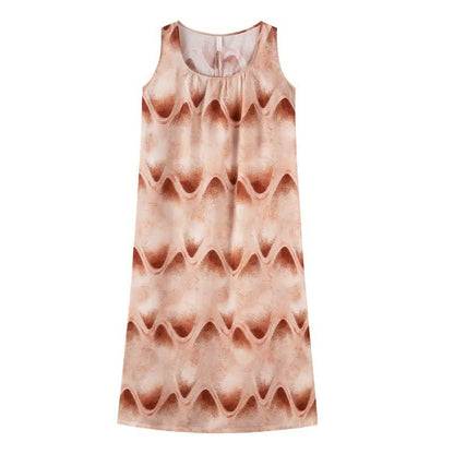 Ownkoti Artistic Ripple Print Sleeveless Cami Nightgown - image 7