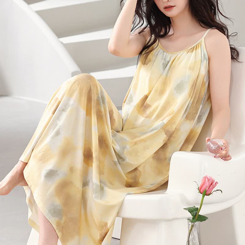 Ownkoti Artistic Ink Wash Camisole Nightgown - image 1