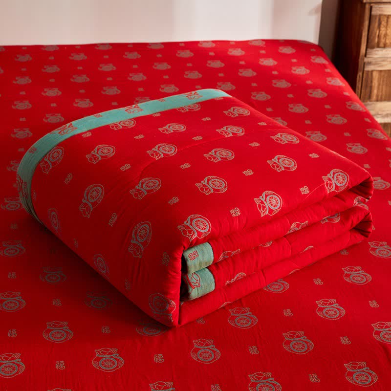 Ownkoti Cotton Gauze Lucky Bag Jacquard Quilt - image 6