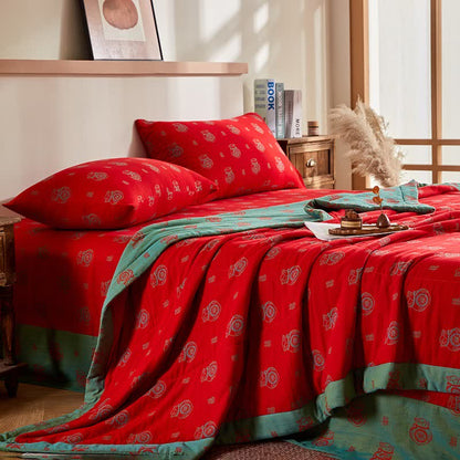 Ownkoti Cotton Gauze Lucky Bag Jacquard Quilt - image 2