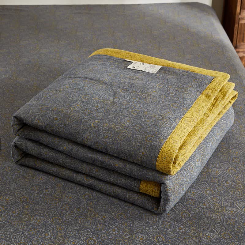 Ownkoti Cotton Gauze Subtle Pattern Jacquard Quilt - image 5