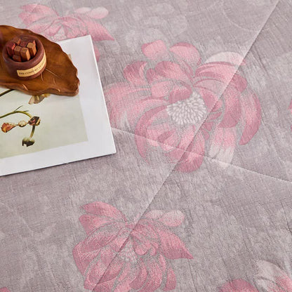 Ownkoti Cotton Gauze Rustic Floral Jacquard Quilt - image 9
