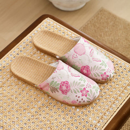 Ownkoti Refresh Floral Closed-Toe House Shoes - Pink - L - image 8
