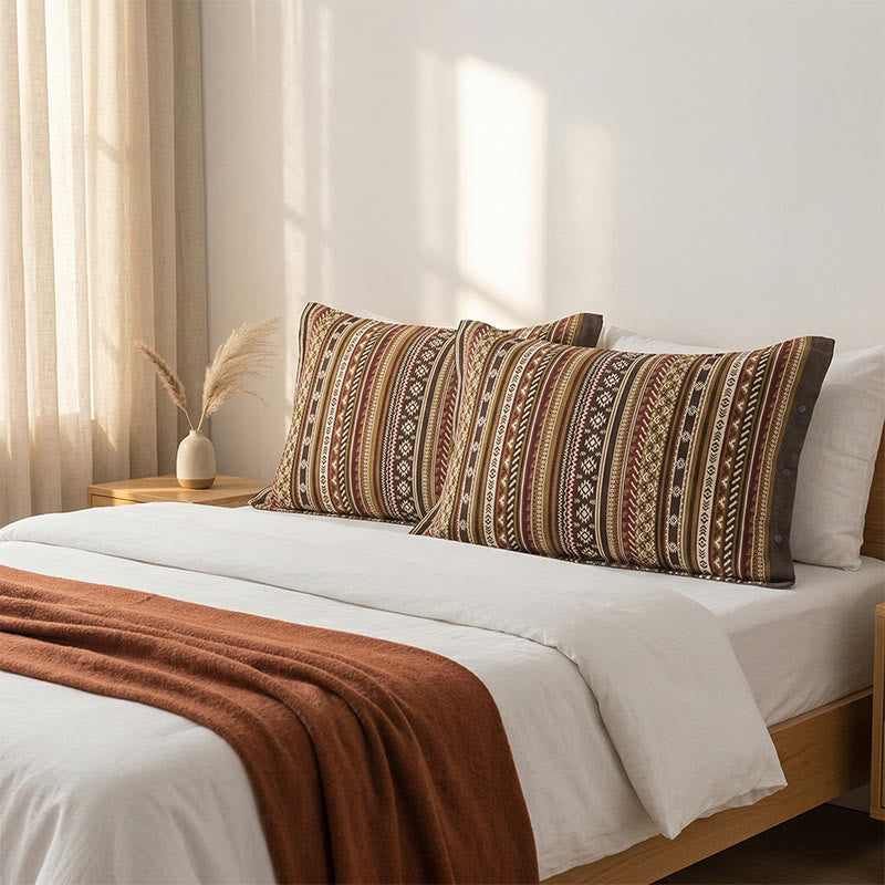 Ownkoti Bohemia Button Pure Cotton Pillowcases (2PCS)  - image 1