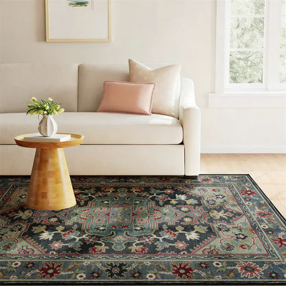 Ownkoti Foldable Boho Tribal Floral Anti-slip Rug - image 3