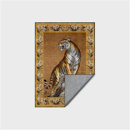 Ownkoti Foldable Luxury Oriental Tiger Area Rug - image 4