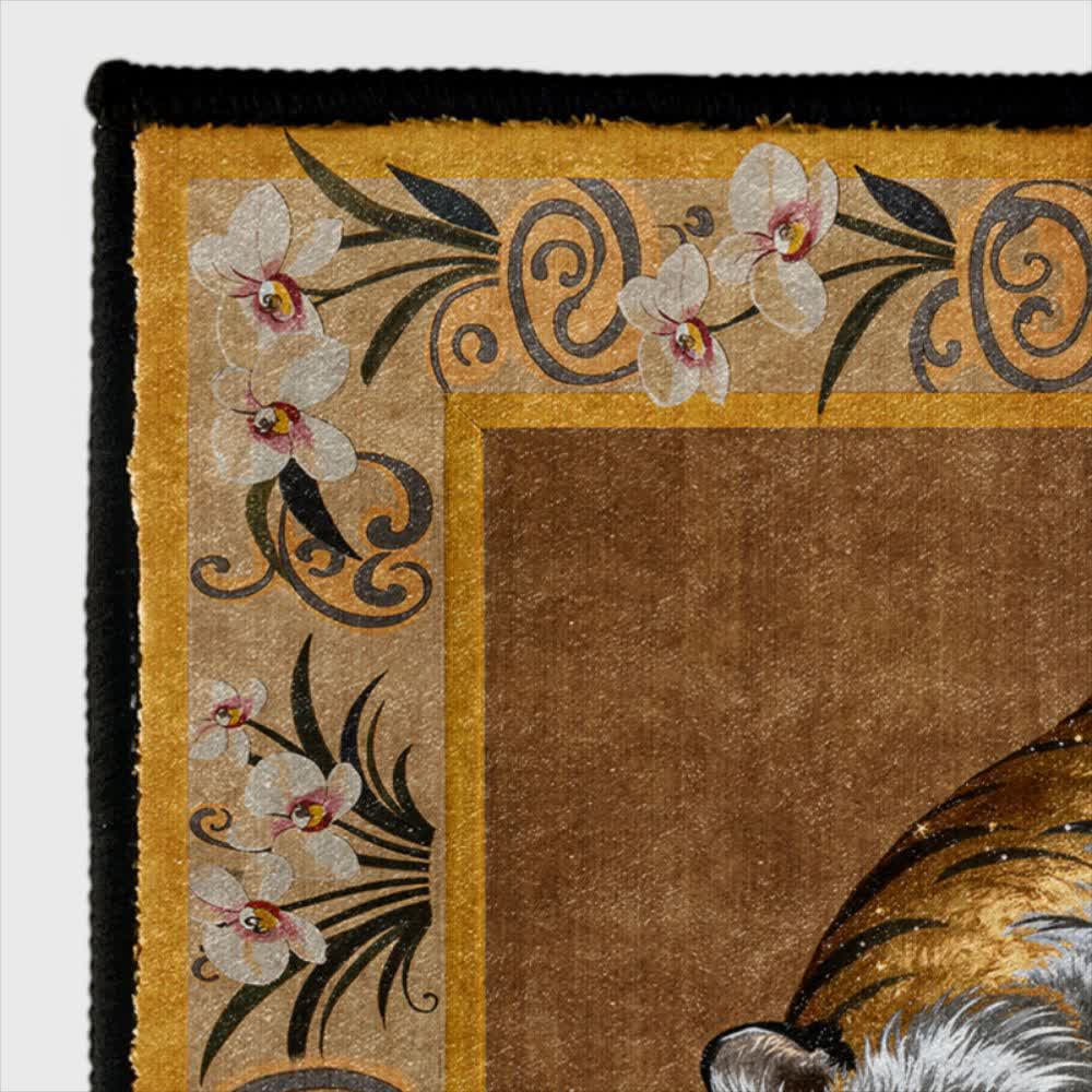 Ownkoti Foldable Luxury Oriental Tiger Area Rug - image 5
