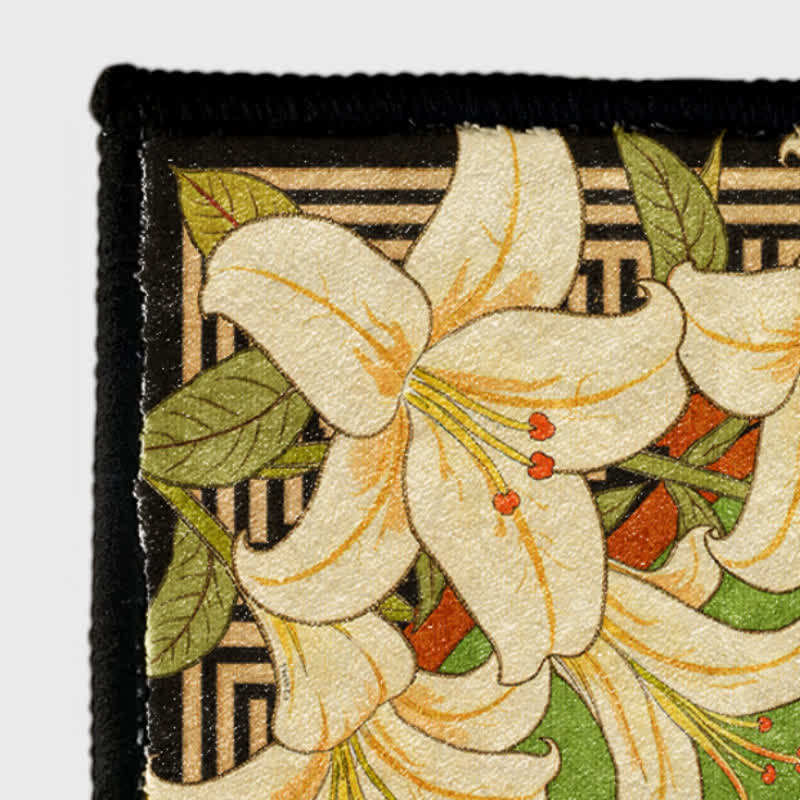 Ownkoti Vintage Animal & Lily Foldable Anti-slip Carpet - image 4