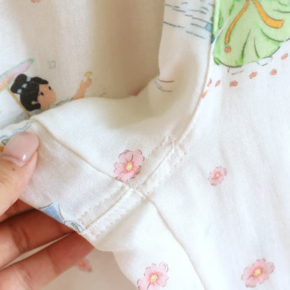 Ownkoti Vintage Oriental Princess Inspired Cotton Pajamas(3PCS) - image 12