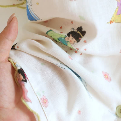 Ownkoti Vintage Oriental Princess Inspired Cotton Pajamas(3PCS) - image 15