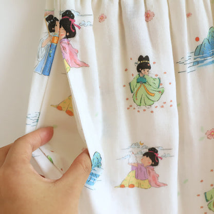 Ownkoti Vintage Oriental Princess Inspired Cotton Pajamas(3PCS) - image 11