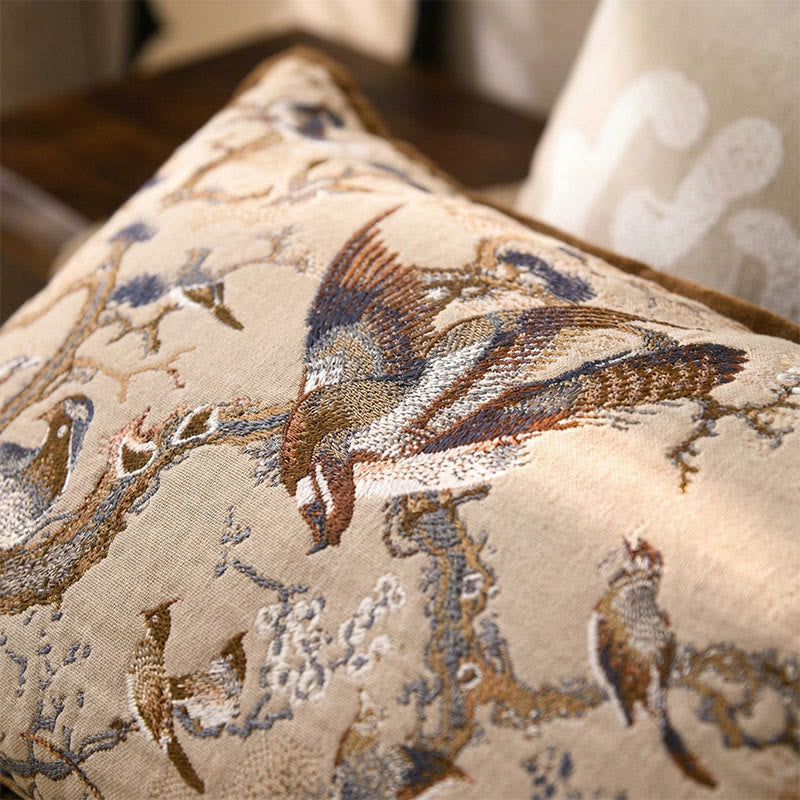 Ownkoti Birds of Paradise Jacquard Pillowcases (2PCS)  - image 1
