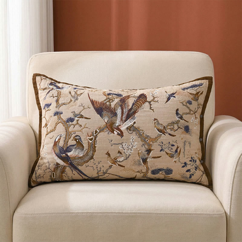 Ownkoti Birds of Paradise Jacquard Pillowcases (2PCS)  - image 2