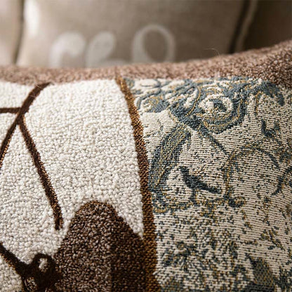 Ownkoti Horse Jacquard Button Cutton Pillowcases (2PCS)  - image 1