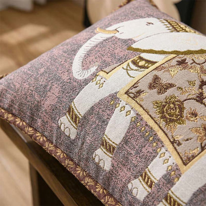 Ownkoti Elephant Jacquard Bohemian Pillowcases (2PCS)  - image 1