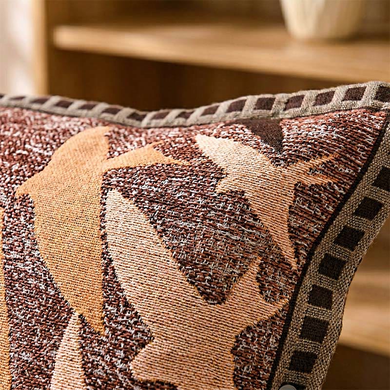 Ownkoti Birds Jacquard Vintage Button Pillowcases (2PCS)  - image 2