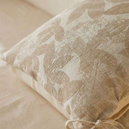 Ownkoti Botanical Leaf Jacquard Pillowcases (2PCS)  - image 2