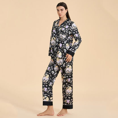 Ownkoti Oriental Mythical Qilin Print Pajama Set - image 4