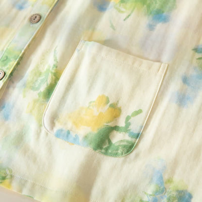 Ownkoti Floral Ruffled Cotton Gauze Pajama Set - image 8