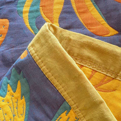 Ownkoti Artistic Floral & Butterfly Cotton Gauze Quilt Blanket - image 28