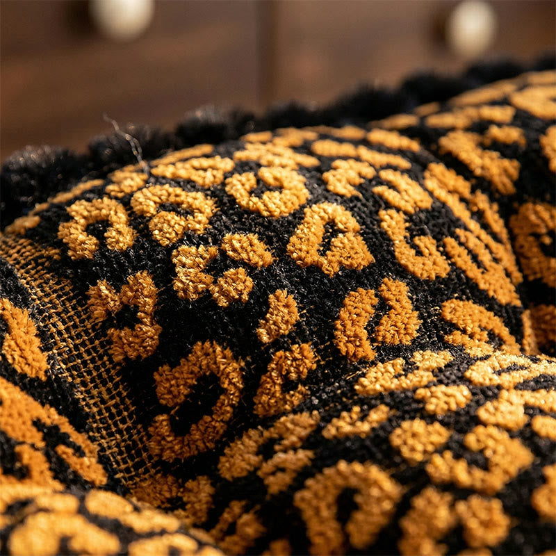 Ownkoti Leopard Print Square Throw Pillow - image 2