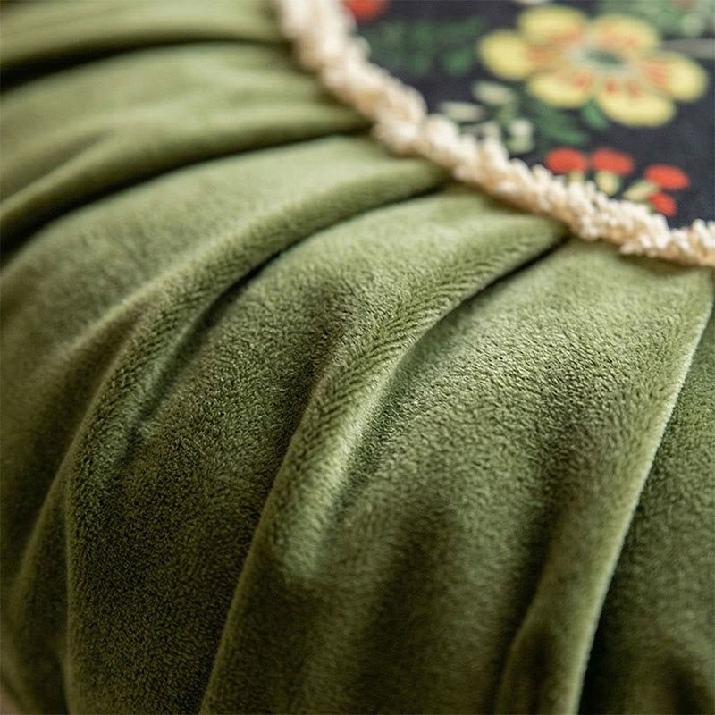 Ownkoti Vintage Chinese Floral Throw Pillow - image 2