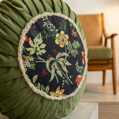 Ownkoti Vintage Chinese Floral Throw Pillow - image 1