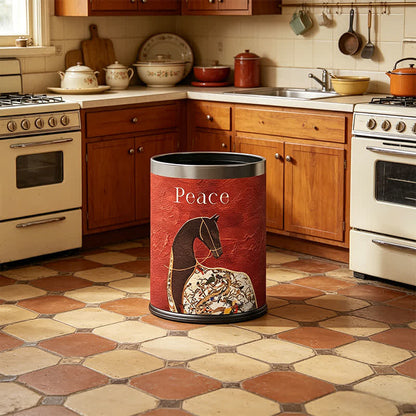Ownkoti Classical Oriental Equestrian Trash Can - image 1