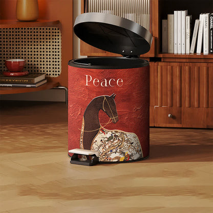 Ownkoti Classical Oriental Equestrian Trash Can - image 3