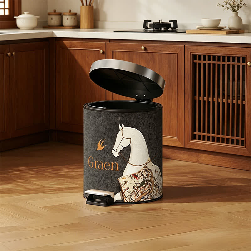 Ownkoti Classical Oriental Equestrian Trash Can - image 9