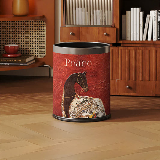 Ownkoti Classical Oriental Equestrian Trash Can - image 0