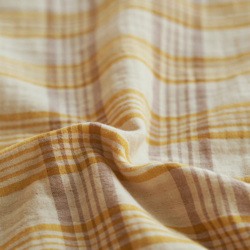 Ownkoti Gingham Pure Cotton Quilt Set - image 4